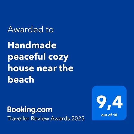 Handmade Peaceful Cozy House Near The Beach Nea Kallikrateia Exteriör bild