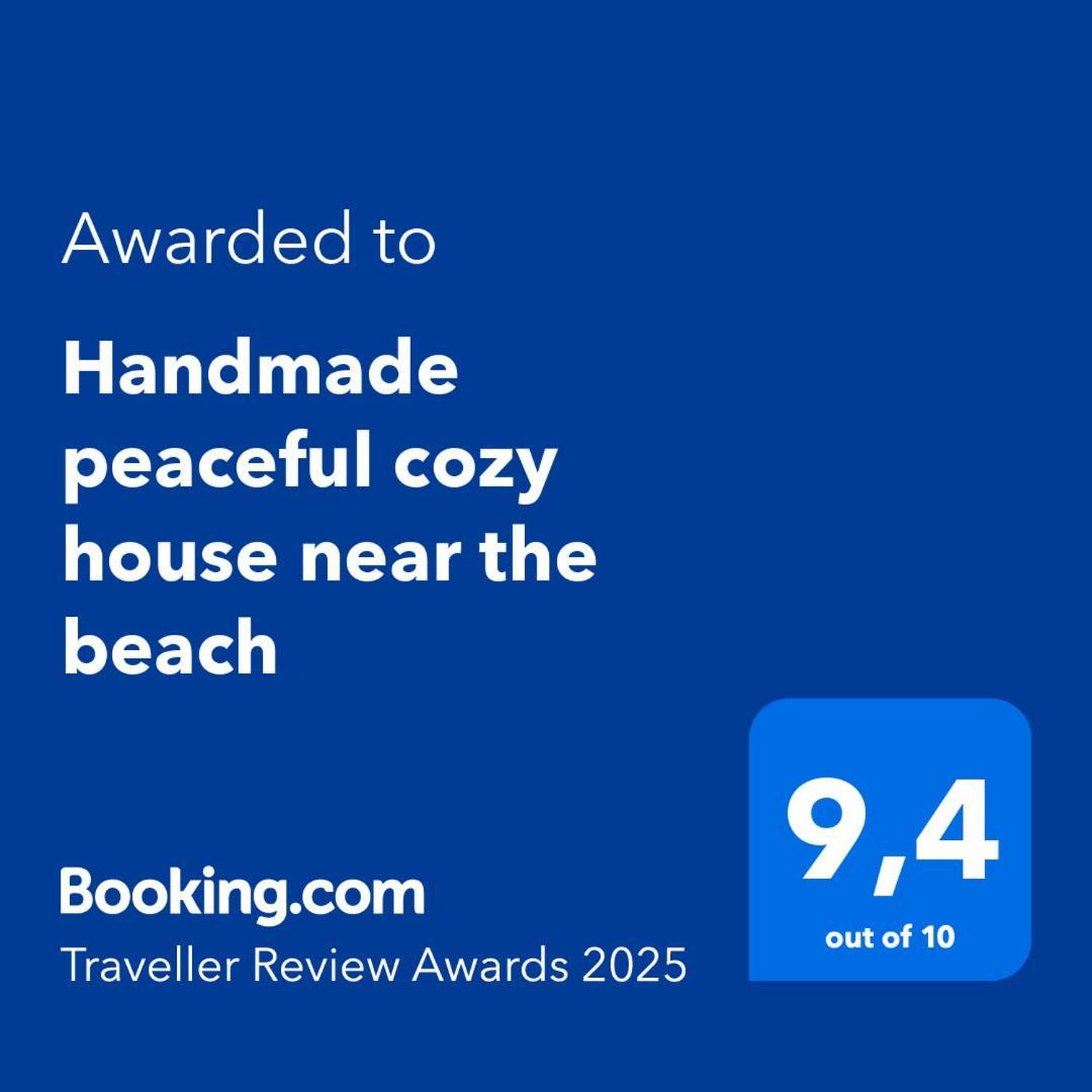 Handmade Peaceful Cozy House Near The Beach Nea Kallikrateia Exteriör bild